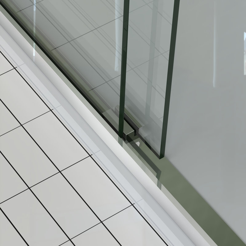 Porte coulissante de 60 po de largeur et 70 po de hauteur avec porte coulissante en aluminium et double poignée comme porte-serviettes