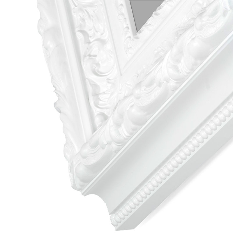 Miroir Elite, Blanc satiné, 49 po x 49 po