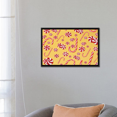 «Candy Cane», reproduction d'art sur toile encadrée