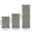  Tapis de cuisine 3 pièces grands tapis bohémiens tapis antidérapants lavables absorbants en microfibre peluches tapis de cuisine pour plancher de cuisine évier buanderie foncé décor à la maison