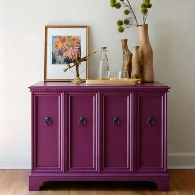 Buffet rétro mauve