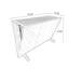 Console en bois naturel à motif de treillis triangulaire-544006639