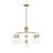 6 - Light Sputnik Linear Chandelier