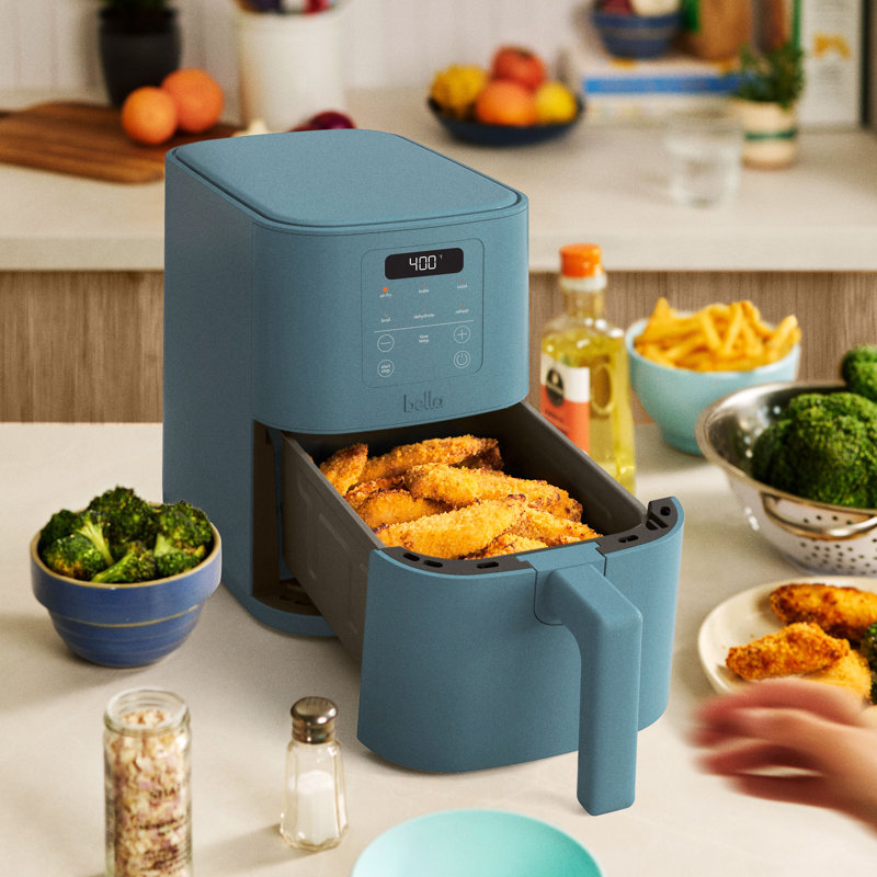 Bella Slim 4.0 QT Air Fryer, Surf