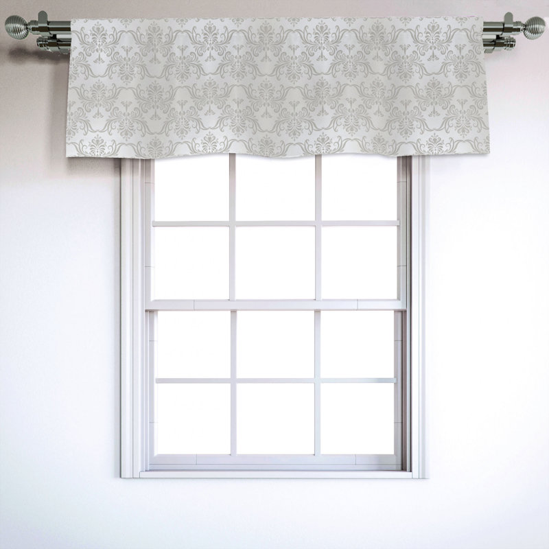 Sateen Ruffled Window Valance