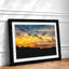 Geese at Sunset - Framed Print-62803472-62803473
