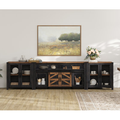 Kitchen Sideboard Stand Set With Door Storage
