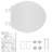 2 Pcs Toilet Seat Round, Toilet Seat With Toddler Seat Built In, Potty Training Toilet Seat Round Fits Both Adult And Child