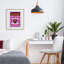 «Perfect Match Made In Heaven», reproduction sous verre encadrée, design par Lil 'Rue-130831479-130831481