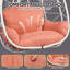 Fauteuil suspendu suspendu en osier avec support et coussin lavable pour patio-133406236-133406249