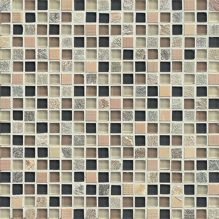 Queenstown 0.63" x 0.63" Glass Mosaic Tile