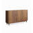 Modern minimalist black walnut shoe cabinet