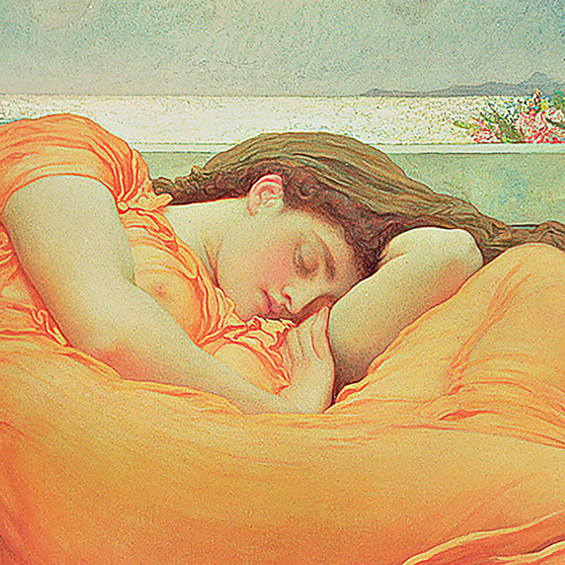 «Flame June, 1895» par lord Frederic Leighton, reproduction d'art encadrée, H 47,5 po x l 47,5 po x P 1,75 po