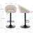 Swivel Upholstered Adjustable Height Counter Stool-1385377705