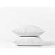 Crinkled 100% Cotton Percale Pillowcase - Set of 2