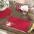 Laymon Polyester No Pattern Rectangle Placemat