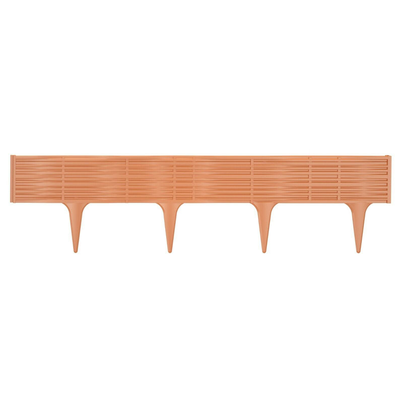 Gardeina 18.64 cm H x 78 cm W Plastic, Terracotta