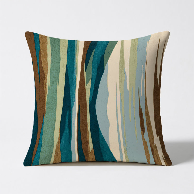 Skyborn Valleys Indoor And Outdoor Throw Pillow, Square 20"