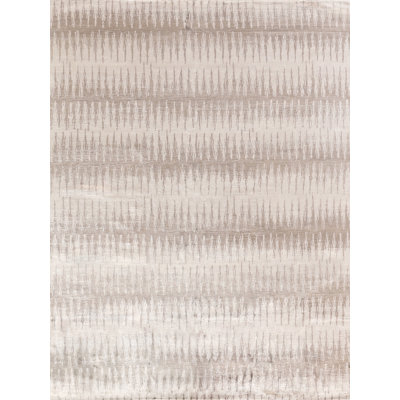 Bamboo Silk Abstract Area Rug