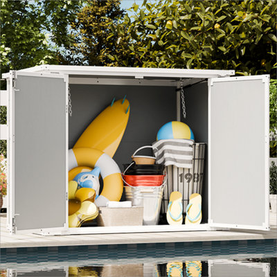 4.5 Ft X 2.3 Ft Outdoor Horizontal Storage Shed