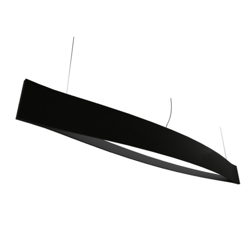 Canoa 1 - Light LED Pendant, Imbuia, 7.02" H x 74.1" W x 7.8" D