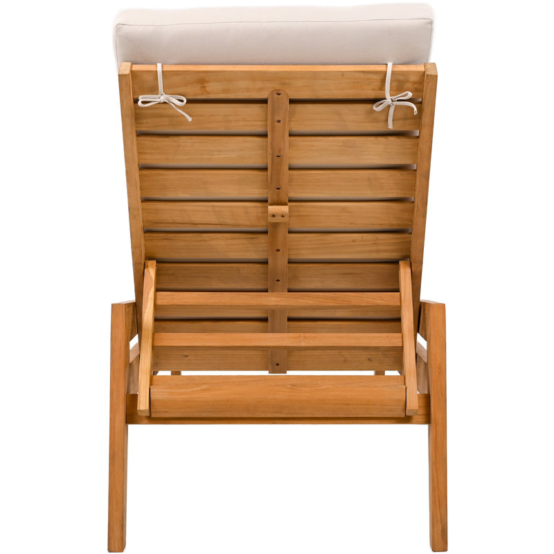Caledonia Brazilian Teak Chaise Lounge