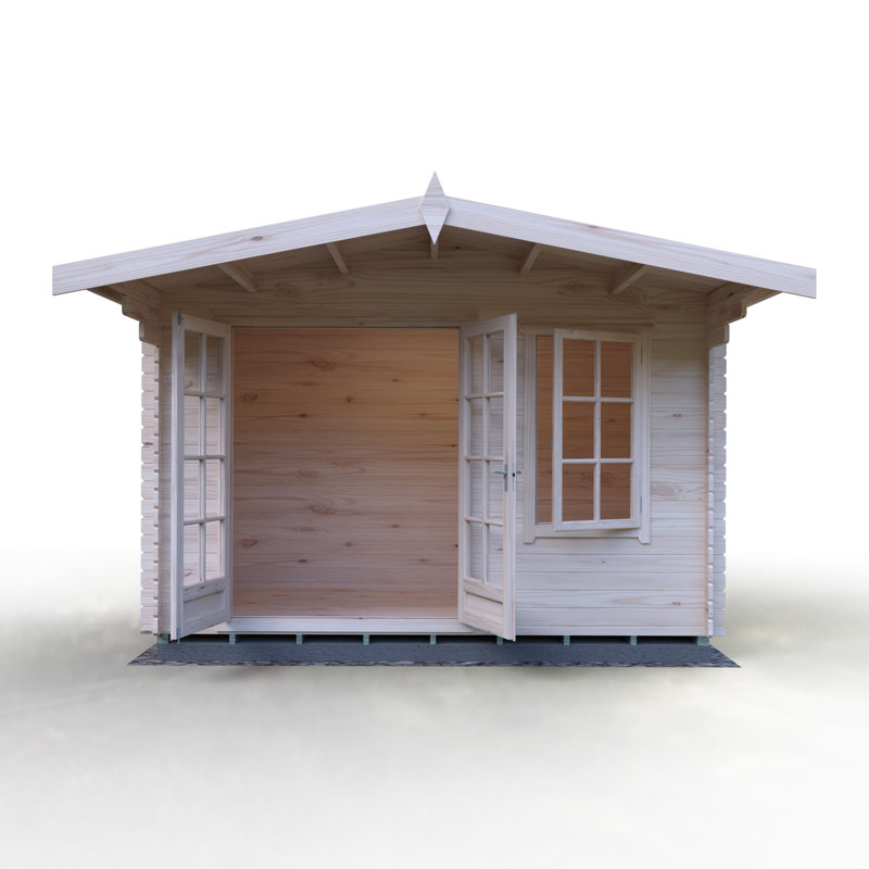 Warwickshire 12 x 16 Ft. Tongue and Groove Log Cabin, No