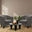 Chaise capitonnée à boutons - ensemble de 2-95792422
