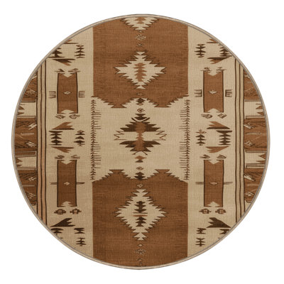 Tapis brun lavable à la machine