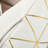 Soft Geometric Gold Printed Square Throw Pillow Cover-1987887077-1987887073