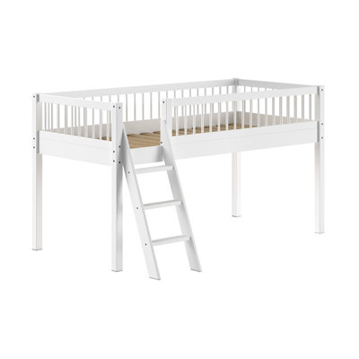 FORREST Buche European Single (90 X 200Cm) Solid Wood Low Loft Bed by Vipack