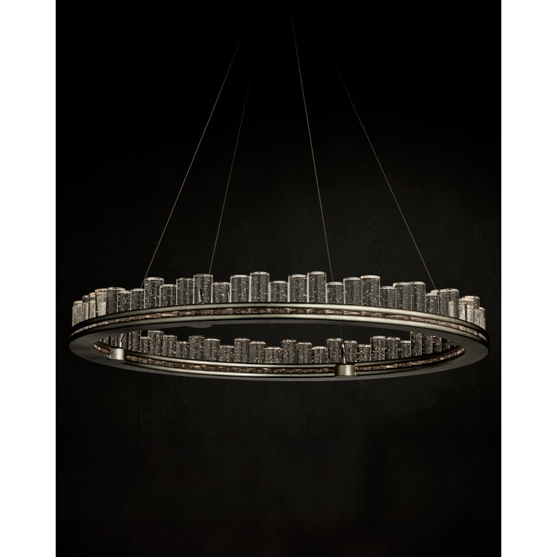 Pleiades 1 - Light Wrought Iron LED  Chandelier