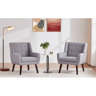 Ensemble de 2 fauteuils rembourrés