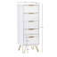 Bratches 45 cm W Chest of 5 Drawers