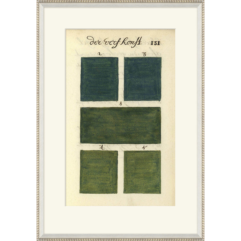 Antique Color Swatches Giclee Print