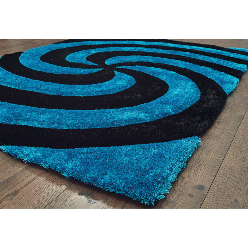 Fitts Abstract Indoor Rug, Rectangle 1'10" x 3'