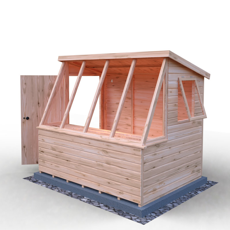 Iceni 8 ft. W x 6 ft. D Potting Shed, No
