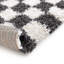 Rennold Chequered Shag Area Rug-634332561