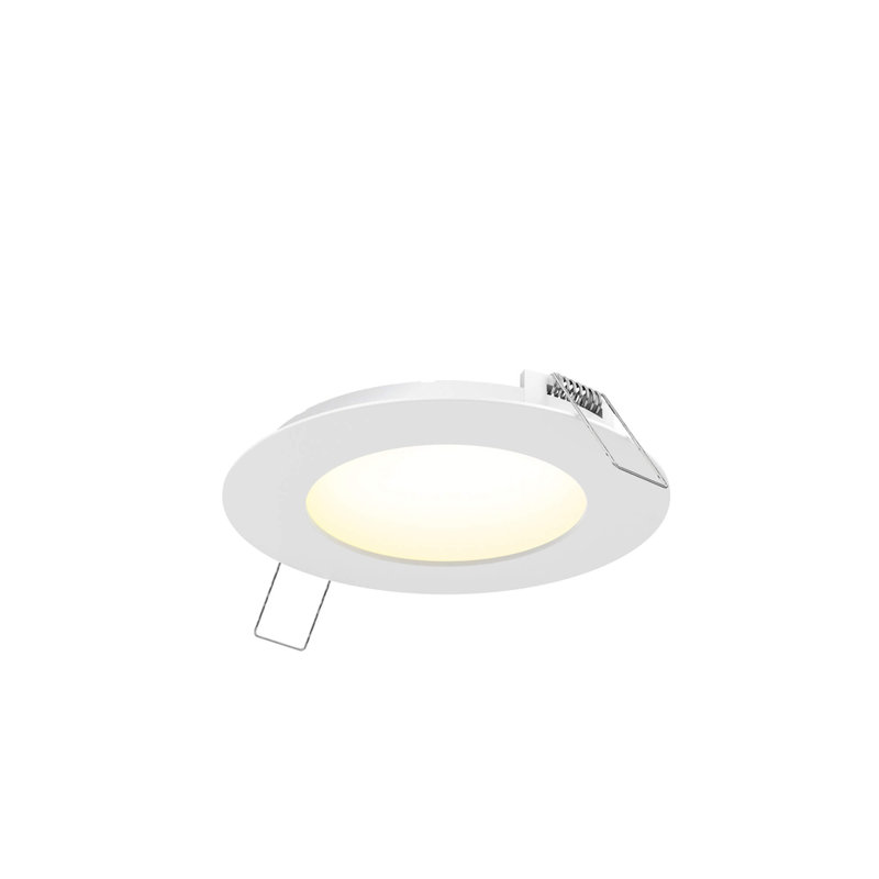 Ensemble d'éclairage encastré ultra mince 5,88 "Giannamarie, Blanc