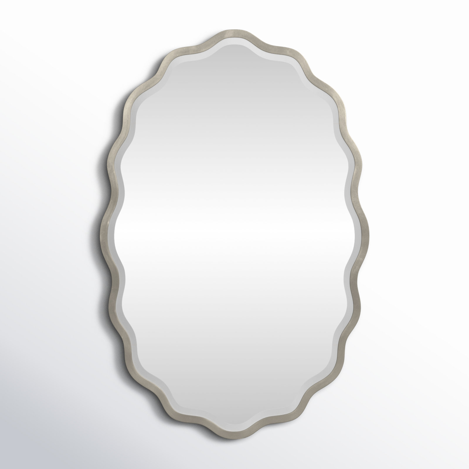 Meadowdale Serafina Wall Mirror, Silver