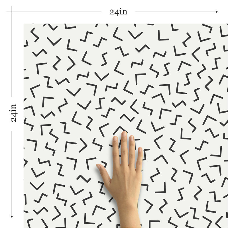 Kabir Peel & Stick Geometric Tile