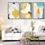 Cadre moderne abstrait encadré - ensemble de 3 reproductions sur toile-86934878-86934876
