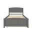 Lit plateforme simple avec lit gigogne escamotable-1803015758