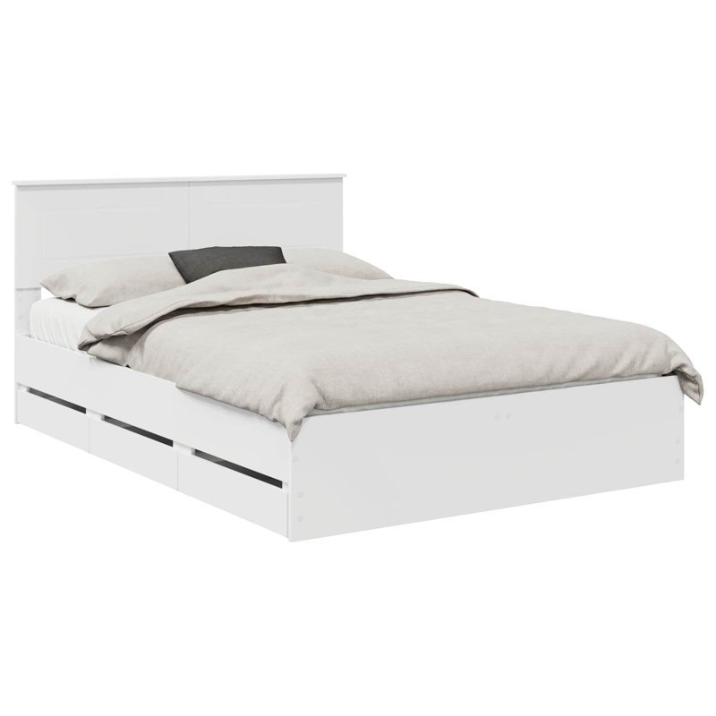 Bed, European Kingsize (160 x 200 cm), White
