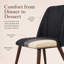 Chaises de salle à manger rembourrées Laqueisha-875343787