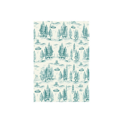 Rideaux de douche camping et forêt, 71 x 71