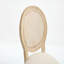 Ensemble de 2 chaises de bar de style campagne française, hauteur 66 cm, chaises rembourrées avec dossier rond en rotin, finitions en fil de fer et sculpture, idéales pour le salon, la cuisine ou un restaurant.-1228948831