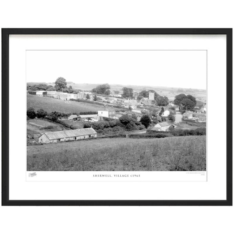 Shirwell, Village C1965 by Francis Frith - Single Picture Frame Print, 28cm H x 36cm W x 2.3cm D