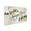 «Amazing Grace Floral», art textuel sur toile-23105132