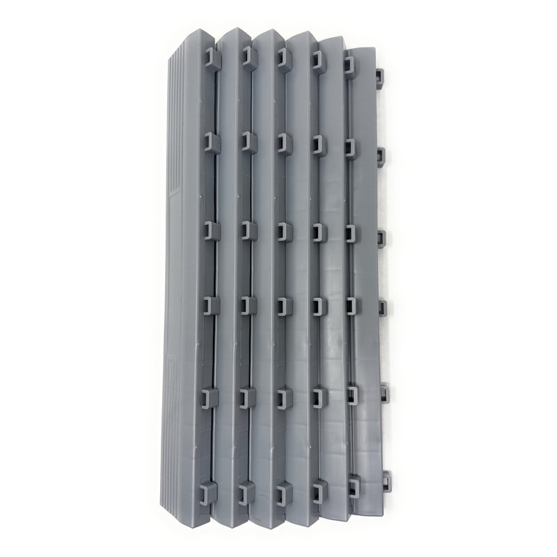Carrelage pour bordure de garage Cartrax, Gris clair
